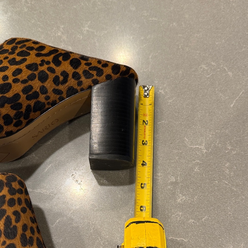 Franco Sarto Animal Print Mules Real Fur (cowhide) - Picture 9 of 9